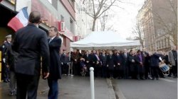 dépôt de gerbe et inauguration plaque consacrée à la jeune policière de Montrouge assassinée